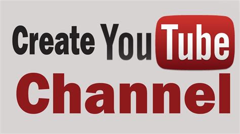 création chanel|youtube create a new channel.